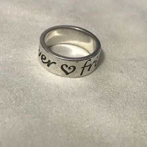 James Avery Friends Forever Ring Size 7.5